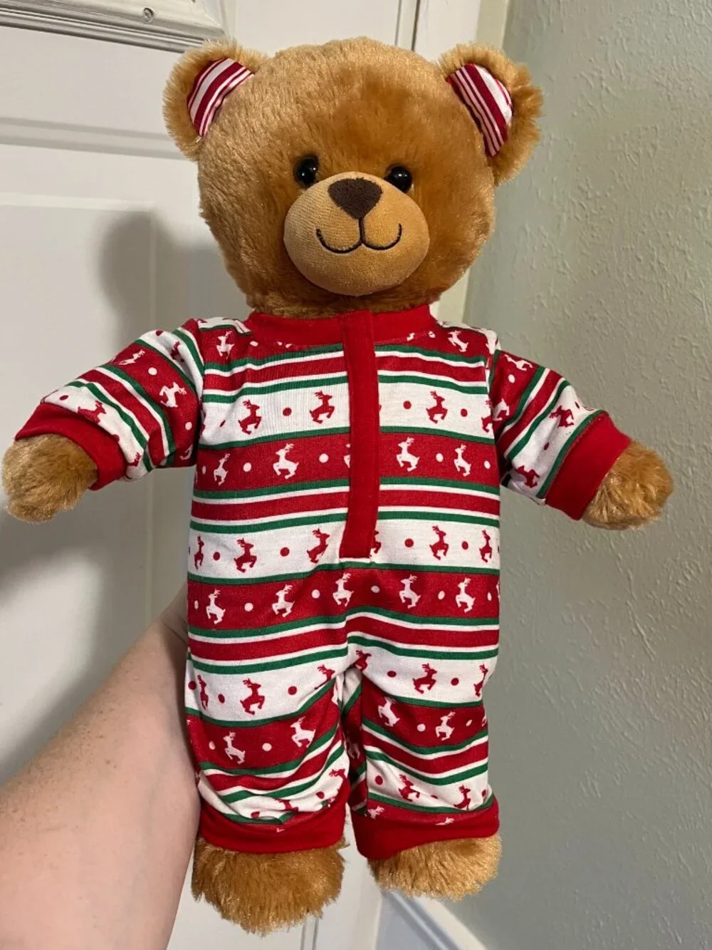 B-A-B Build A Bear - Christmas Pajamas Teddy Bear